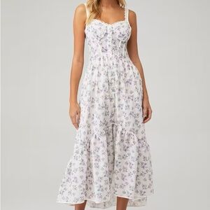 ASTR THE LABEL FLORAL DRESS